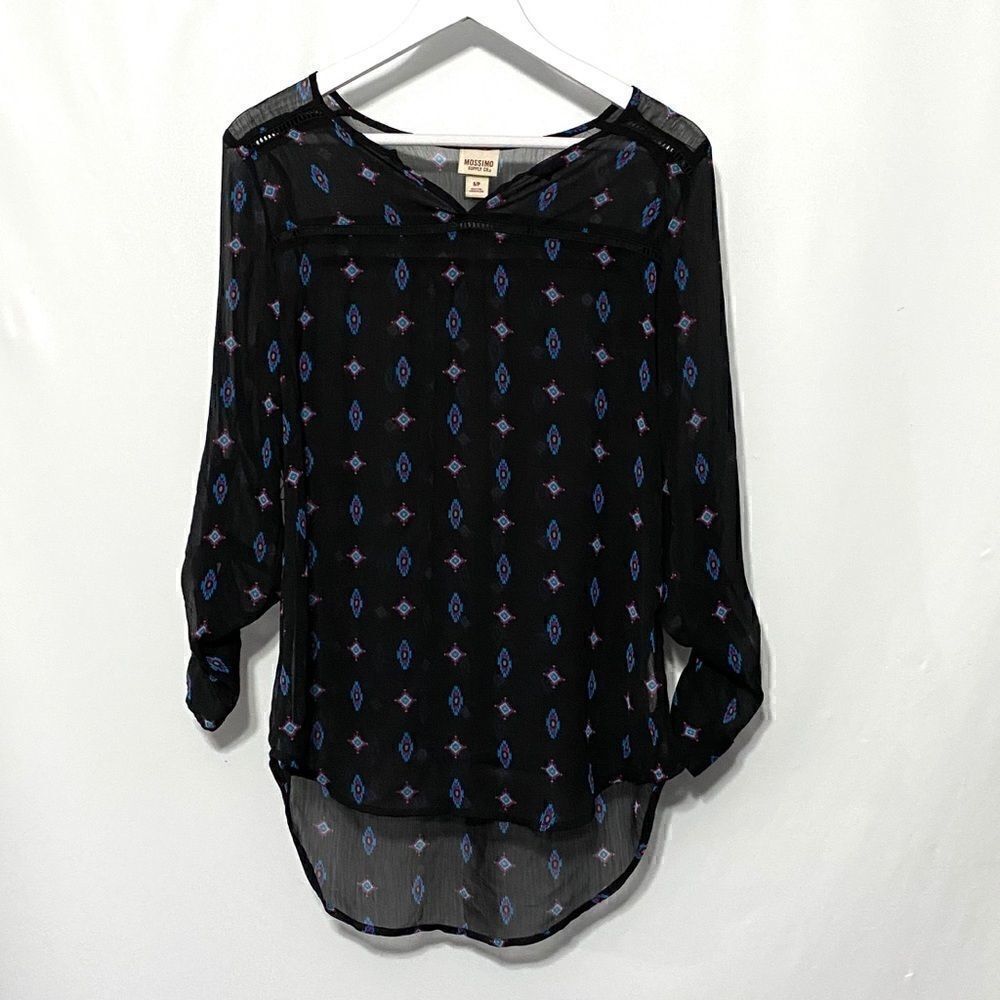 Mossimo triangle boho southwestern sheer